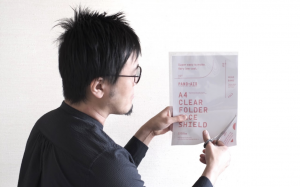 Out of masks? Make a face shield with an A4 folder!