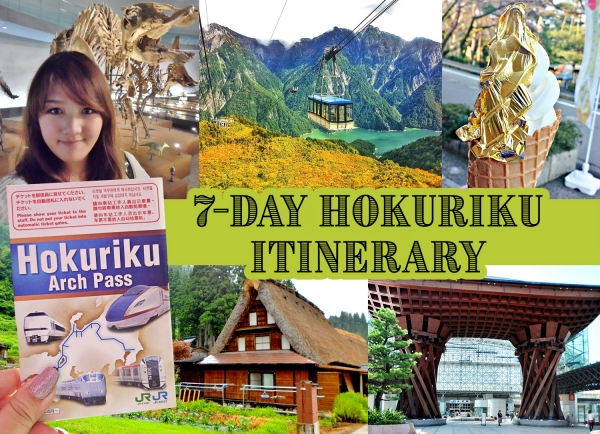 7-day Hokuriku itinerary: Unforgettable scenery, gold, and dinosaurs