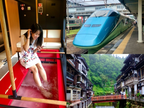 Khám phá Ginzan Onsen nổi tiếng cùng tàu Toreiyu Tsubasa