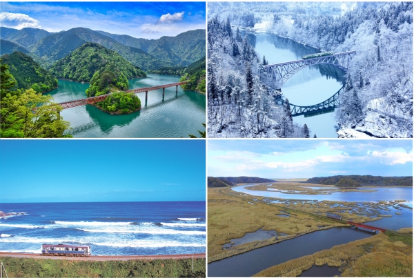 ออกสำรวจเส้นทางรถไฟที่สวยงามที่สุดในญี่ปุ่น!